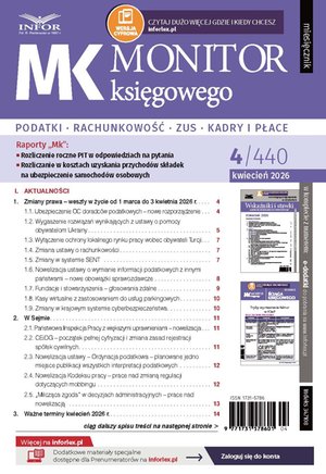 Monitor Księgowego – e-wydanie – 4/2026