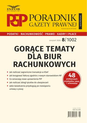 Poradnik Gazety Prawnej – e-wydanie – 8/2026