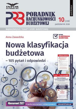 Poradnik Rachunkowości Budżetowej – e-wydanie – 10/2026
