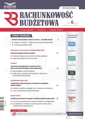 Rachunkowość Budżetowa – e-wydanie – 6/2026