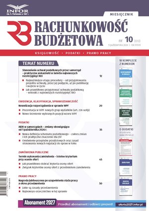 Rachunkowość Budżetowa – e-wydanie – 10/2026