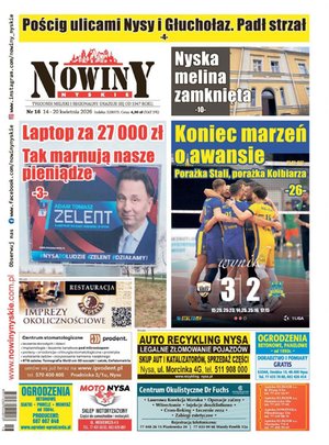 polityka, społeczno-informacyjne: Nowiny Nyskie – e-wydania – 16/2026