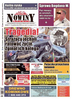 polityka, społeczno-informacyjne: Nowiny Nyskie – e-wydania – 41/2026
