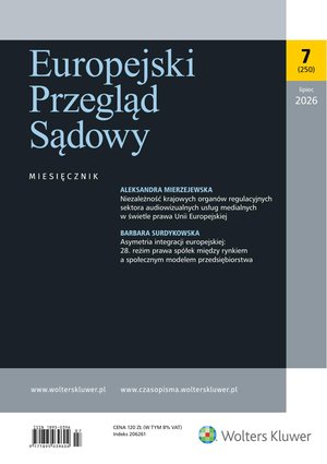 Europejski Przegląd Sądowy – e-wydanie – 7/2026