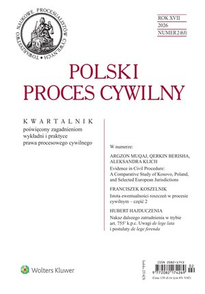 Polski Proces Cywilny – e-wydanie – 2/2026