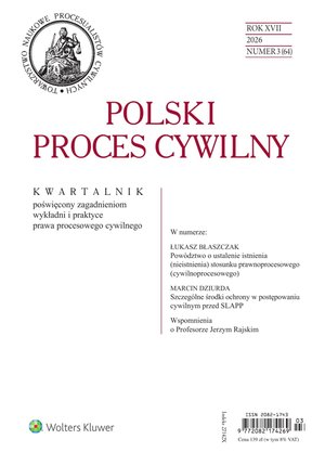 e-prasa: Polski Proces Cywilny – e-wydanie – 3/2026