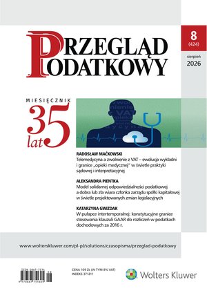 Przegląd Podatkowy – e-wydanie – 8/2026