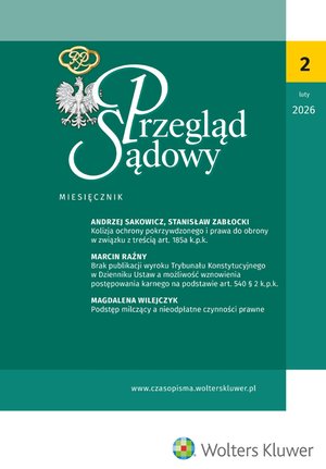 Przegląd Sądowy – e-wydanie – 2/2026
