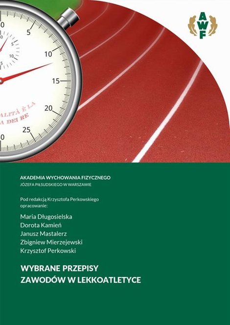 ebooki: Wybrane przepisy zawodów w lekkoatletyce – ebook