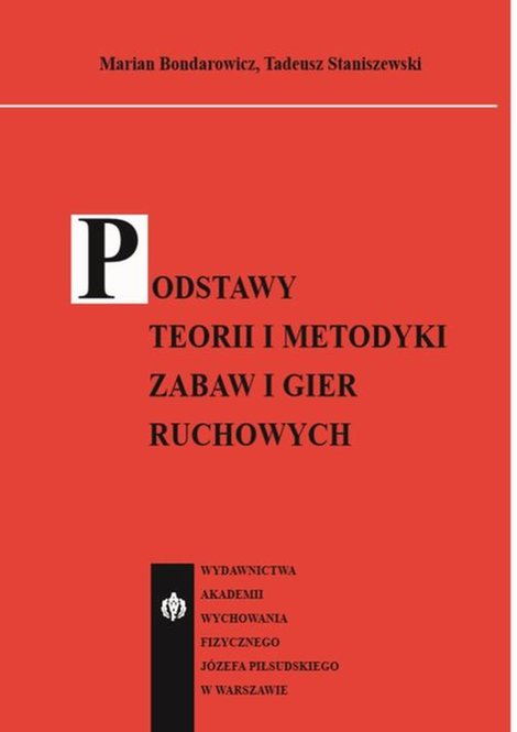 ebooki: Podstawy teorii i metodyki zabaw i gier ruchowych – ebook