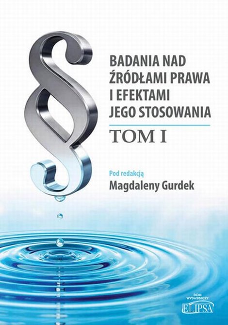 ebooki: Badania nad źródłami prawa i efektami jego stosowania – ebook