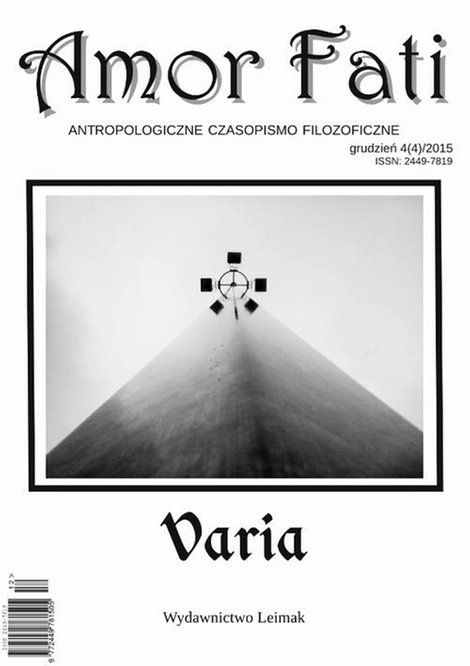 ebooki: Amor Fati 4(4)/2015: Varia – ebook