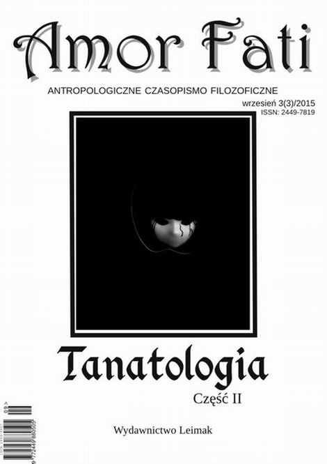 ebooki: Amor Fati 3(3)/2015: Tanatologia cz. II – ebook