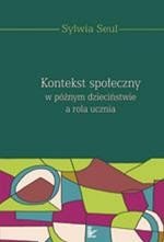 ebooki: Kontekst społeczny w późnym dzieciństwie a rola ucznia – ebook