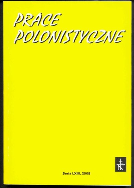 ebooki: Prace Polonistyczne t. 63/2008 – ebook
