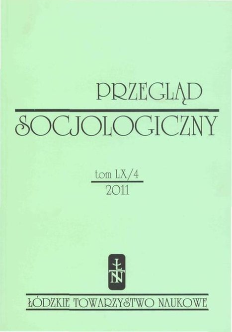 ebooki: Przegląd Socjologiczny t. 60 z. 4/2011 – ebook