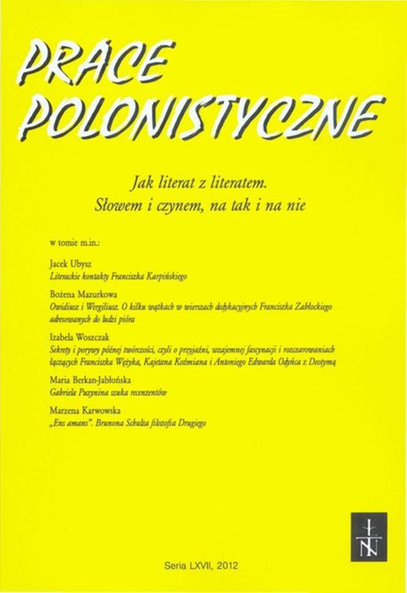 ebooki: Prace Polonistyczne t. 67/2012 – ebook