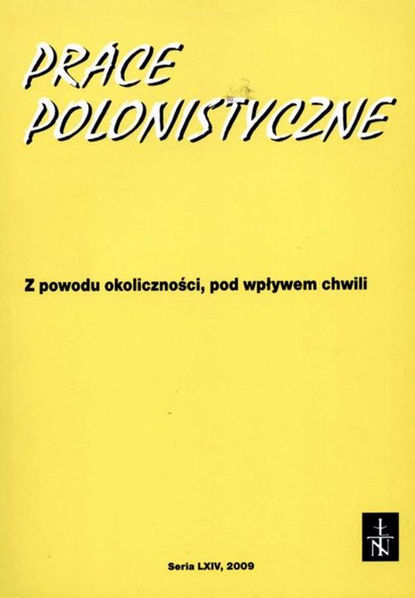 ebooki: Prace Polonistyczne t. 64/2009 – ebook
