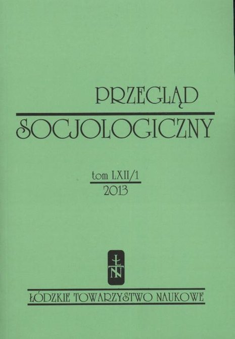 ebooki: Przegląd Socjologiczny t. 62 z. 1/2013 – ebook