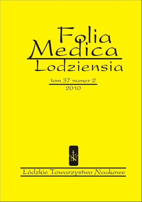 ebooki: Folia Medica Lodziensia t. 37 z. 2/2010 – ebook