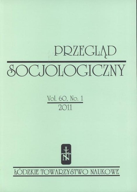 ebooki: Przegląd Socjologiczny t. 60 z. 1/2011 – ebook