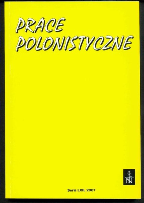 ebooki: Prace Polonistyczne t. 62/2007 – ebook