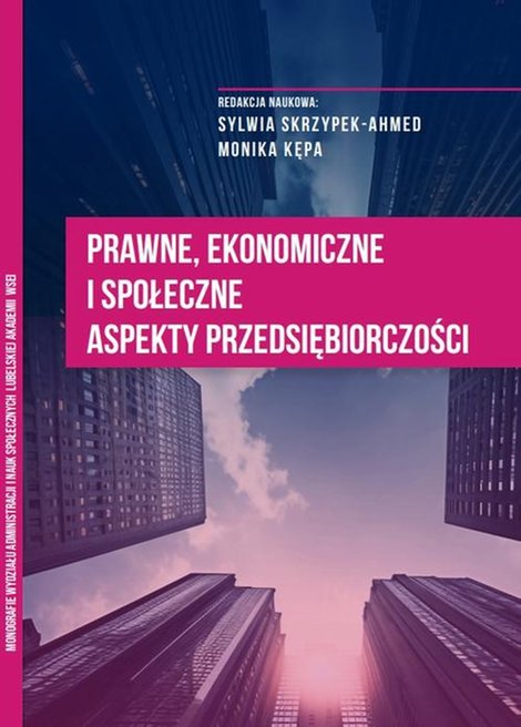 ebooki: Prawne, ekonomiczne i społeczne aspekty przedsiębiorczości – ebook