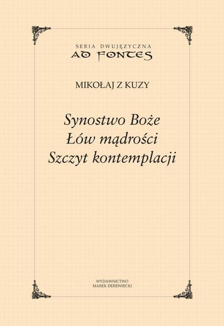 ebooki: Synostwo Boże, Łów mądrości, Szczyt kontemplacji – ebook