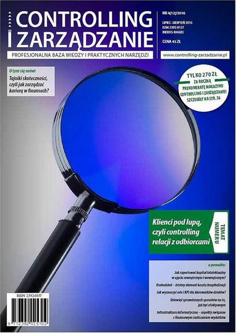ebooki: Controlling i Zarządzanie (nr 4/2016) – ebook
