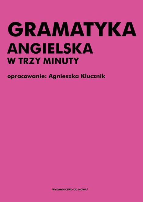 ebooki: Gramatyka angielska w trzy minuty – ebook