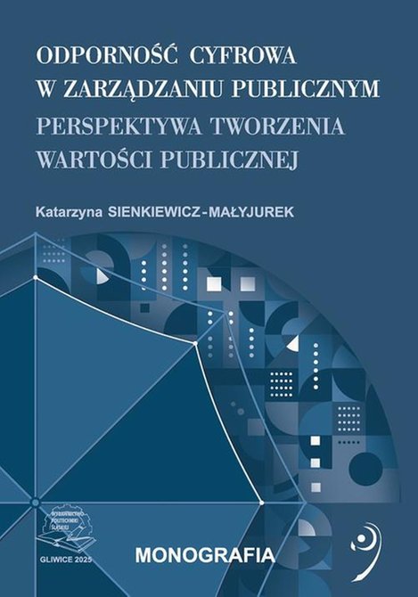 ebooki: Odporność cyfrowa w zarządzaniu publicznym. Perspektywa tworzenia wartości publicznej. – ebook