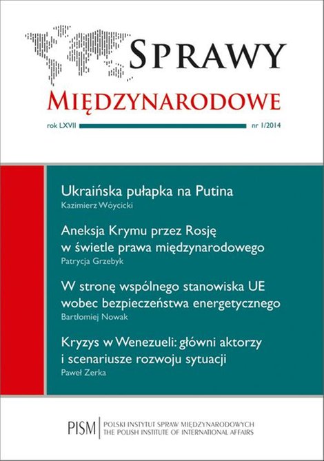 ebooki: Sprawy Międzynarodowe 1/2014 – ebook
