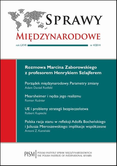 ebooki: Sprawy Międzynarodowe 4/2014 – ebook