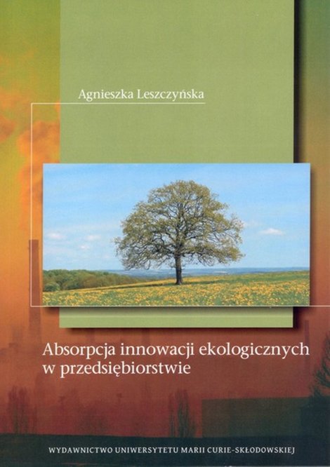 ebooki: Absorpcja innowacji ekologicznych w przedsiębiorstwie – ebook