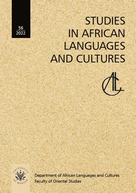 ebooki: Studies in African Languages and Cultures. Volumen 56 (2022) – ebook