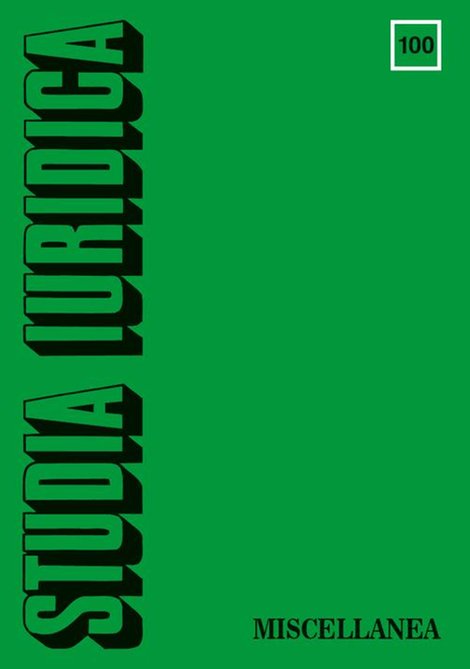 ebooki: Studia Iuridica, nr 100: Miscellanea – ebook