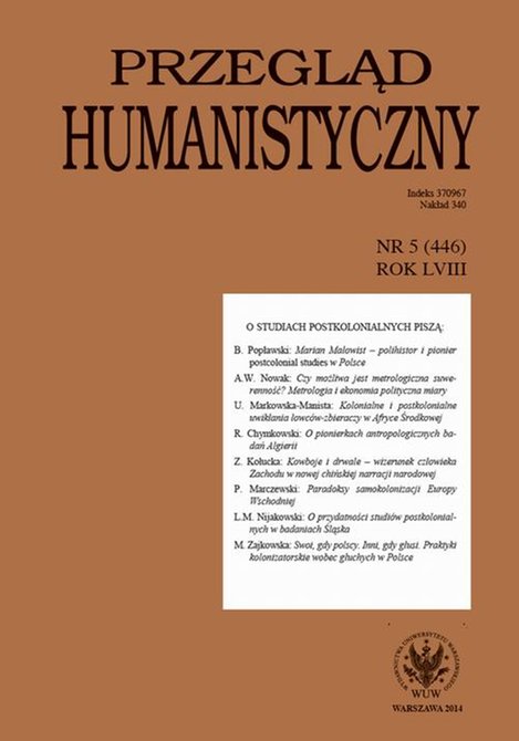 ebooki: Przegląd Humanistyczny 2014/5 (446) – ebook