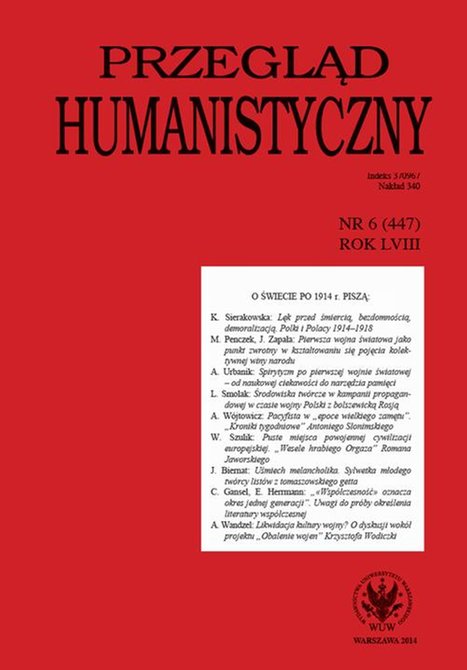 ebooki: Przegląd Humanistyczny 2014/6 (447) – ebook