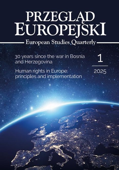 ebooki: Przegląd Europejski 2025/1. European Studies Quarterly – ebook