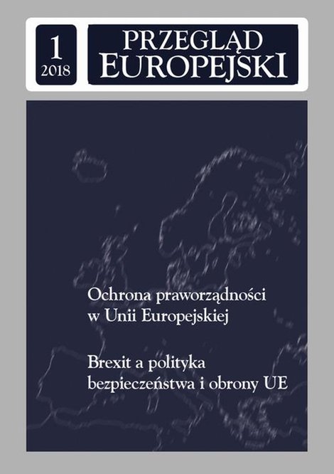 ebooki: Przegląd Europejski 2018/1 – ebook