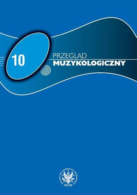 ebooki: Przegląd Muzykologiczny 2015/10 – ebook