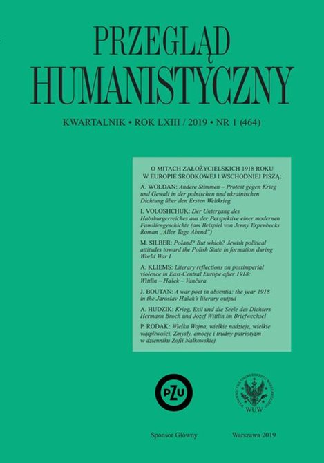 ebooki: Przegląd Humanistyczny 2019/1 (464) – ebook
