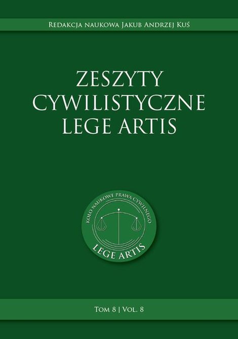ebooki: Zeszyty cywilistyczne Lege Artis. Tom 8 – ebook