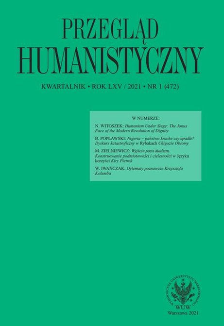 ebooki: Przegląd Humanistyczny 2021/1 (472) – ebook
