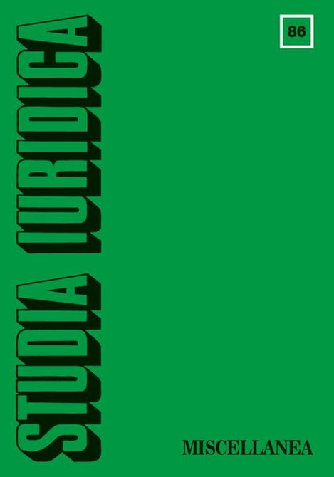 ebooki: Studia Iuridica, nr 86: Miscellanea – ebook