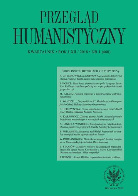 ebooki: Przegląd Humanistyczny 2018/1 (460) – ebook