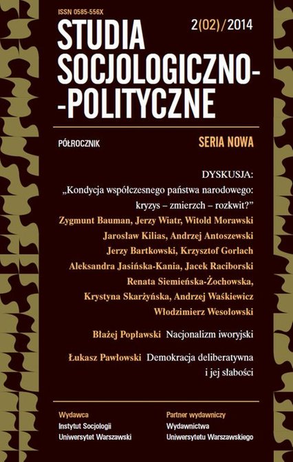 ebooki: Studia Socjologiczno-Polityczne 2014/2 (2) – ebook