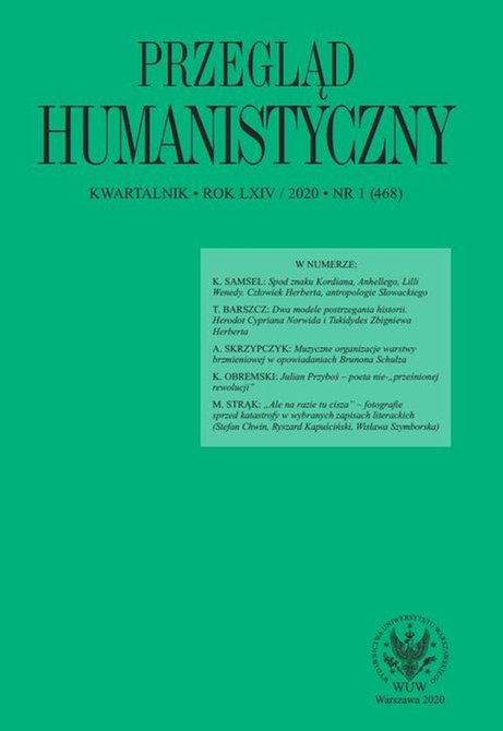 ebooki: Przegląd Humanistyczny 2020/1 (468) – ebook
