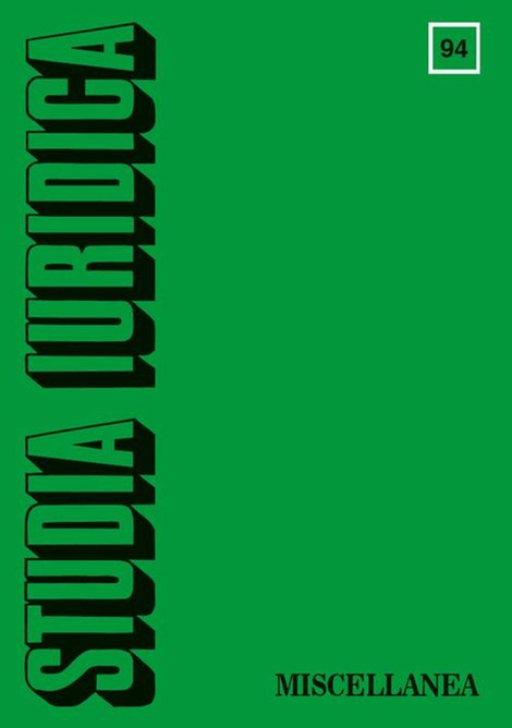 ebooki: Studia Iuridica, nr 94: Miscellanea – ebook