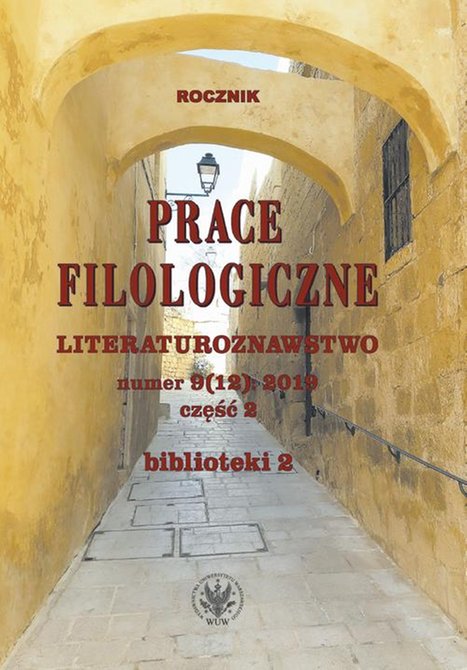ebooki: Prace Filologiczne. Literaturoznawstwo numer 9 (12): 2019 część 2: Biblioteki 2 – ebook